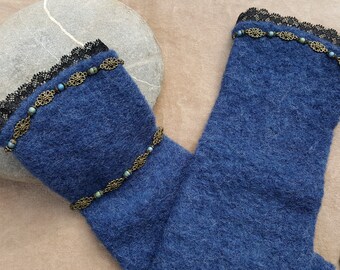 Arm warmers Dark blue size M