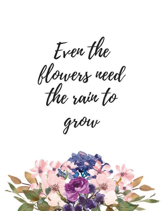 Flowers need Rain Bumper Stickers Stickers, Labels & Tags