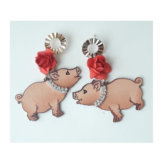 Weird earrings Fun and statement dangle earrings for daring Etsy