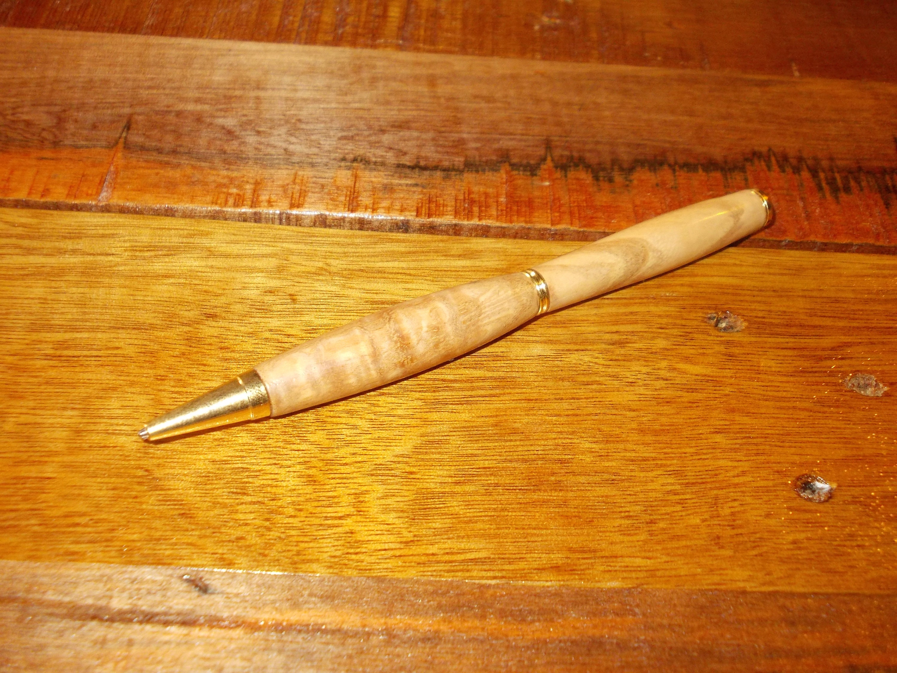 stylo Slimline en Bois -Frêne Olivier Ondé - -Slimline Pen-