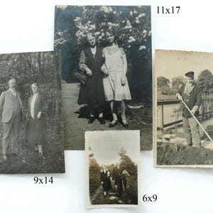 Dimanche au jardin, années 1920/30 PHOTO env. 6x9 - 11 x 17 cm Photo vintage ArtJournal Éphémères Artisanat Collection Albums photo Photos VINTAGE Années 1920-30