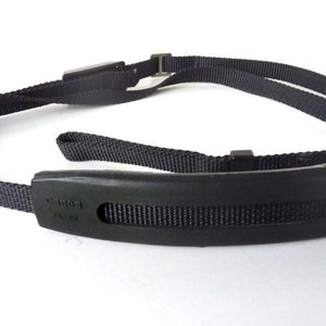 Canon Strap + batterij compartiment schouderriem zwart 120 x 1cm camerariemen cameras dragen riemen VINTAGE