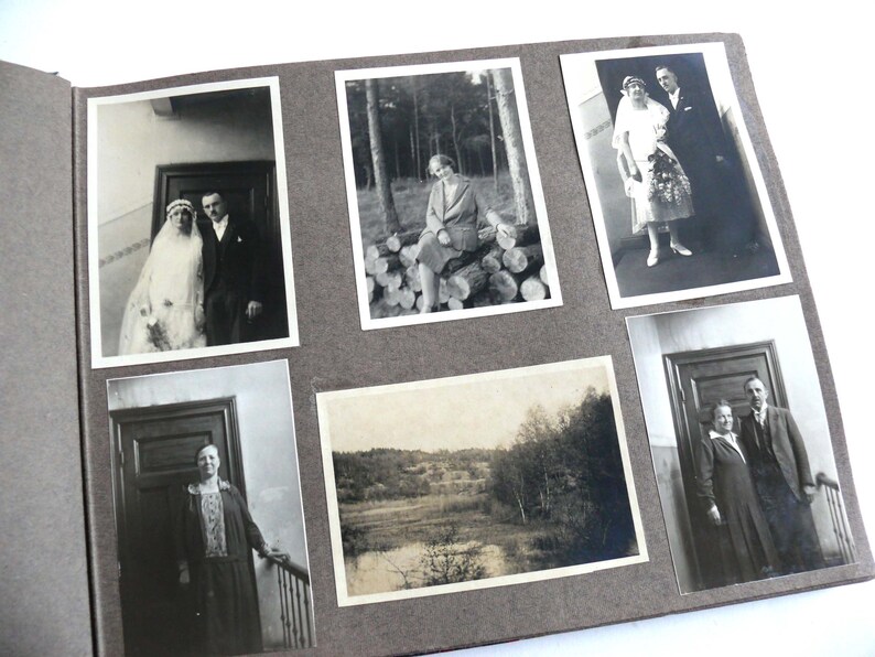 Álbum de fotos de 1926 24 x 19 cm 76 fotografías interesantes vintage de los años 20 en buen estado imagen 7