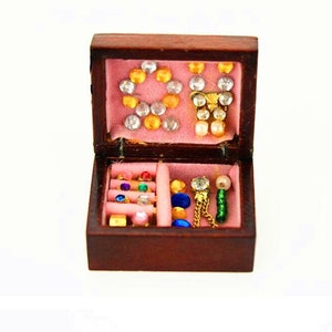 Miniatur-Schmuck-Box Puppenhaus Miniaturen Puppenhaus Dekoration Bjd Puppe Schmuck Puppenhaus Miniatur Handwerker Fotografie Requisiten