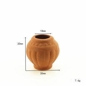 Miniatures ceramic vase Miniature flowerpot Dollhouse miniature Miniatures Miniature artwork Mini vase Photography prop Decorative ornaments