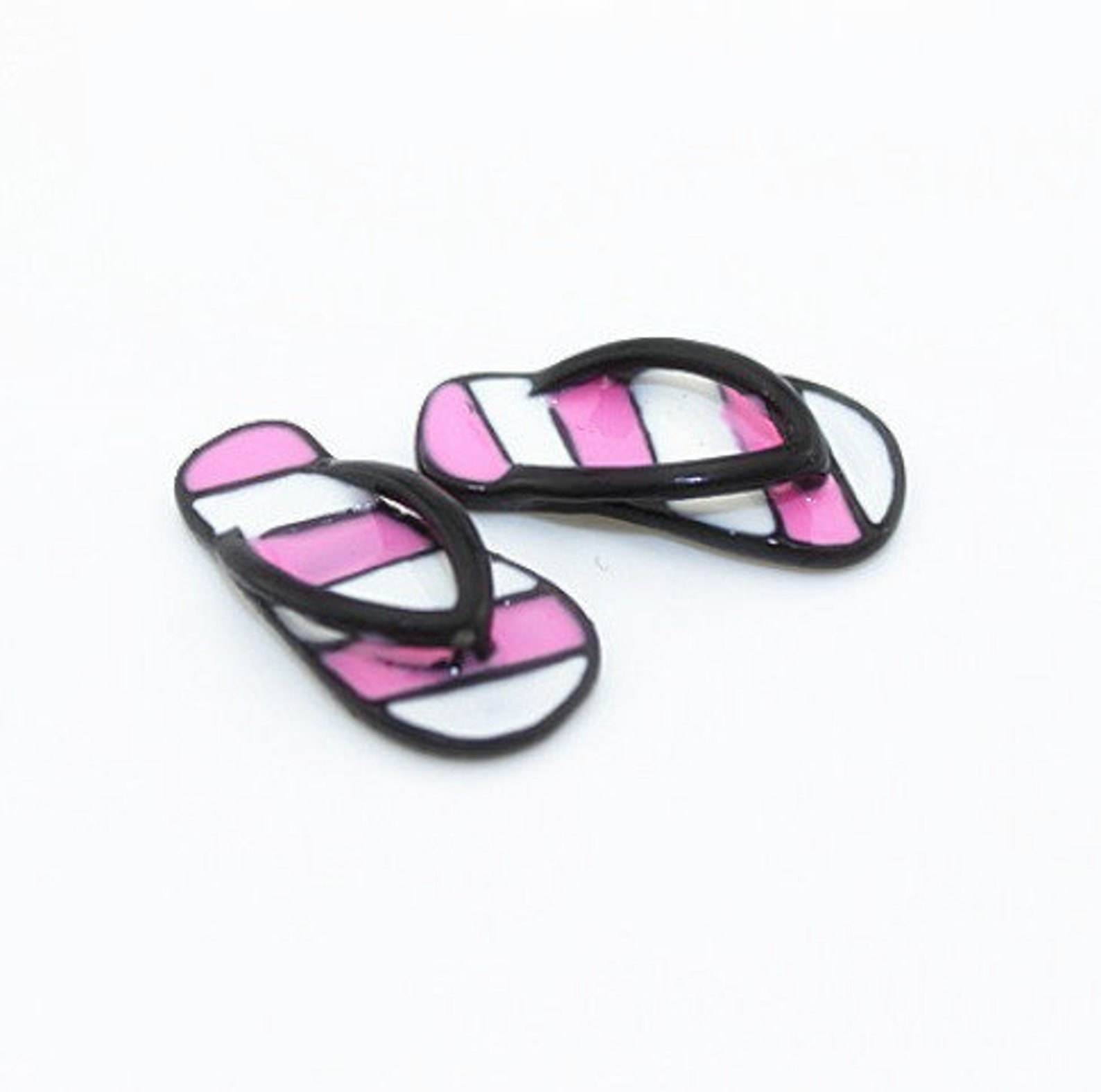 Miniature Flip Flops Miniature Beach Shoes Dollhouse Etsy