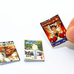 Miniatur-Comic-Bücher(3pcs) Puppenhaus Miniaturen Puppenhaus Dekoration Miniatur Dnd Puppenhaus Miniatur Handwerker Fotografie Requisiten