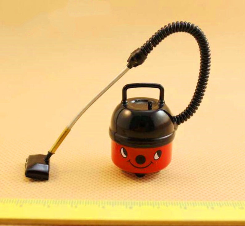 Miniature Playful Wooden Vacuum Cleaner Miniature Furniture Etsy