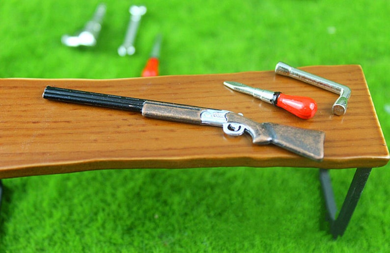 Miniatures Shotgun Dollhouse Miniatures Miniature Gun Etsy Australia