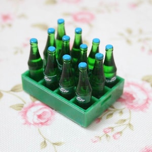 Miniatur Soda getrunken Flaschen Miniatur-Essen Puppenhaus Miniaturen Diorama Miniaturen Lieferungen Puppenhaus Trinkflaschen Geschenk für sie