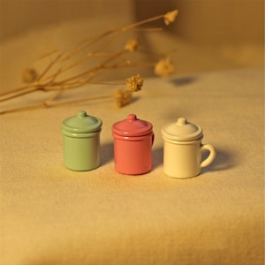 Miniature cup(2pcs) Miniature kitchen Dollhouse miniatures Diorama miniature Dollhouse kitchen Dolls kitchen accessories Gift for her