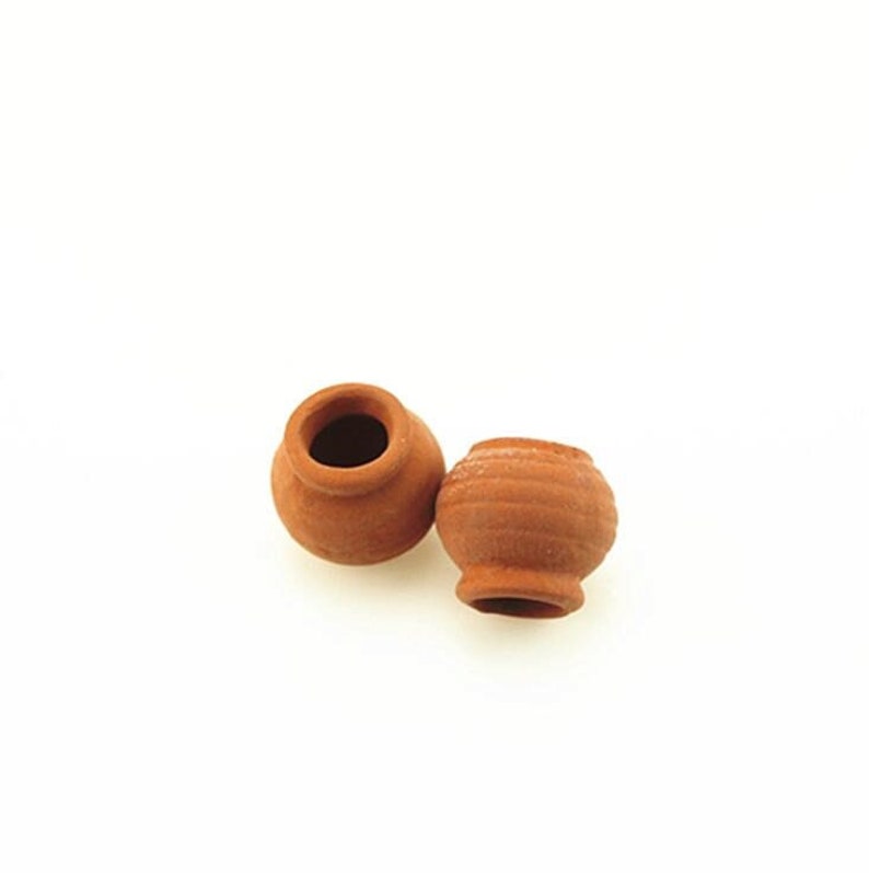Dollhouse Miniature Large Plastic Jar with Wood Cover