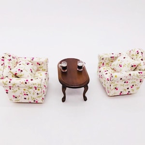 Miniature table Miniature furniture Dollhouse miniatures Dollhouse furniture Diorama miniatures furnitures Doll house desk decor image 10