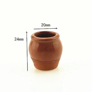 Miniatures ceramic vase Miniature flowerpot Dollhouse miniature Miniatures Miniature artwork Mini vase Photography prop Decorative ornaments