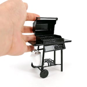 Miniatur Grill Grill Puppenhaus Miniaturen Diorama Miniaturen Puppen Dekor Halloween Miniaturen Miniatur Spielzeug Miniature Weihnachtsgeschenk für sie