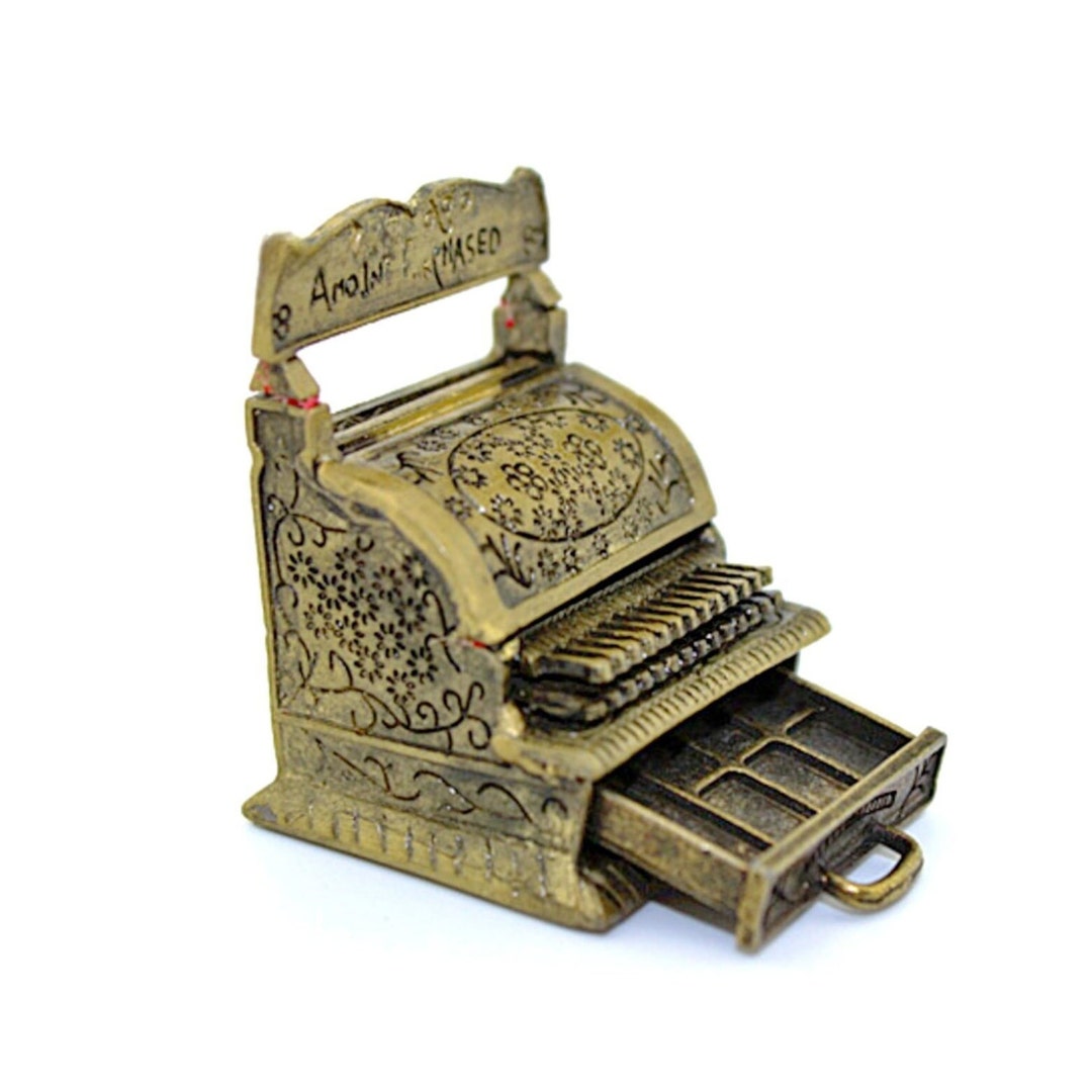 Miniature Retro Cash Register Dollhouse Miniatures Miniature Decoration ...