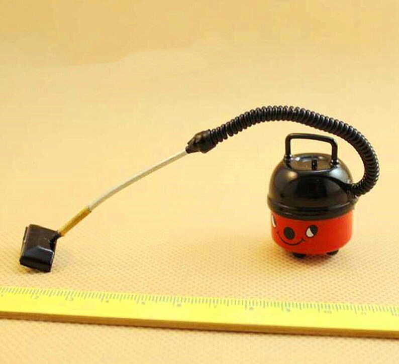 Miniature Playful Wooden Vacuum Cleaner Miniature Furniture Etsy