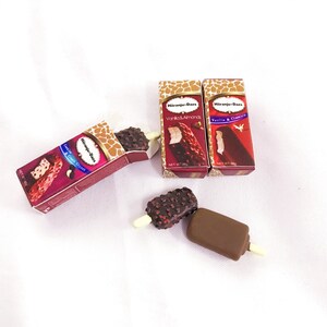 Miniature Haagen Dazs Ice Cream Miniatures Miniature Food Etsy