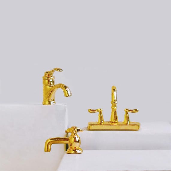🚿 Grifo En Miniatura Para Casa De Muñecas – Accesorio De Plástico Para Cocina Y Baño – Adorno Realista Para Coleccionistas Y Aficionados Al Mini Mundo