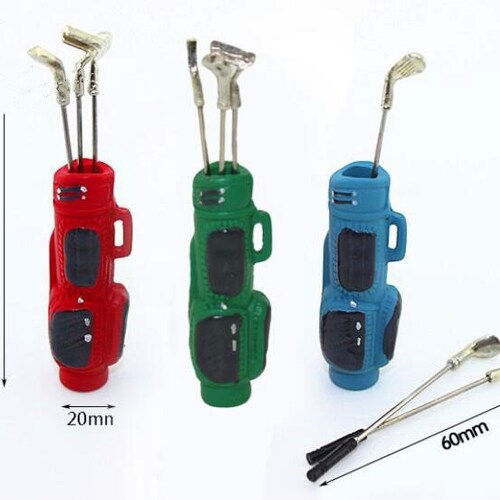 Miniature Golf Bag Set Miniature Golf Club Set Dollhouse Etsy