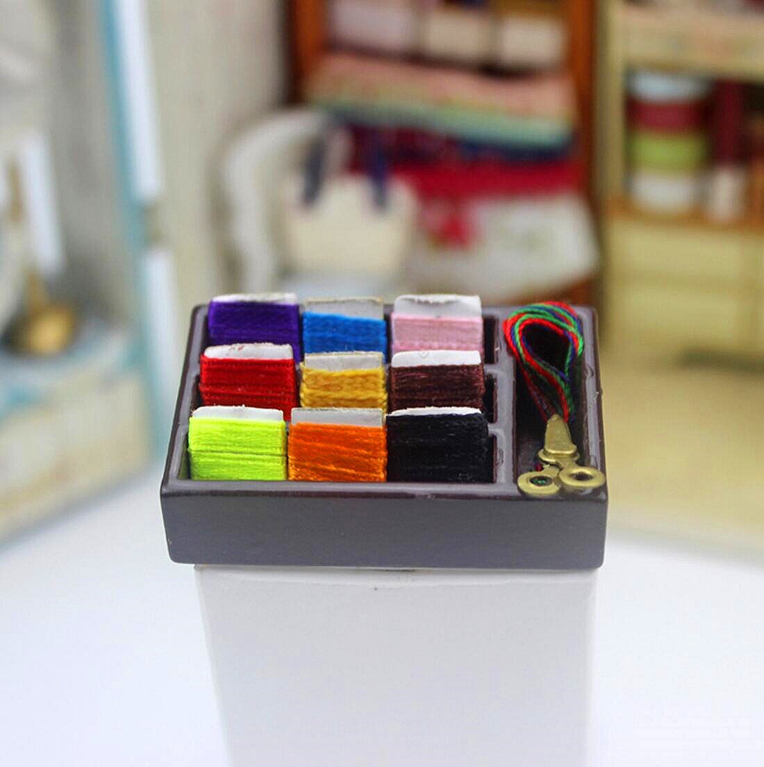 Miniature Sewing Kit Set Miniature Sewing Tool Miniatures Etsy