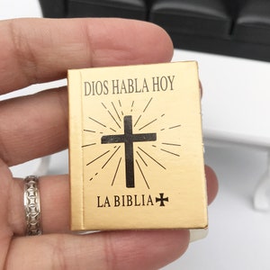 Miniature Books Bible Mini Bible Scripture Holly Writ Dollhouse ...