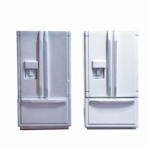 Miniature refrigerator Miniature furniture Dollhouse miniatures Dollhouse furniture Doll house decor Diorama miniatures supplies