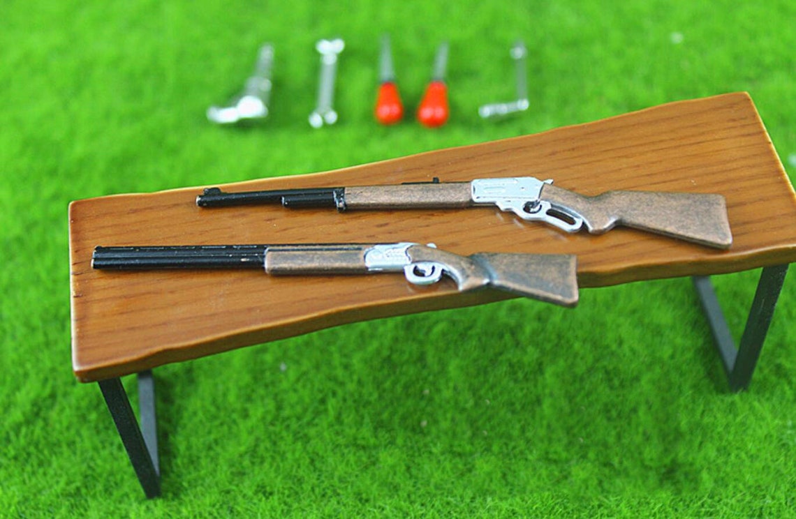 Miniatures Shotgun Dollhouse Miniatures Miniature Gun Etsy