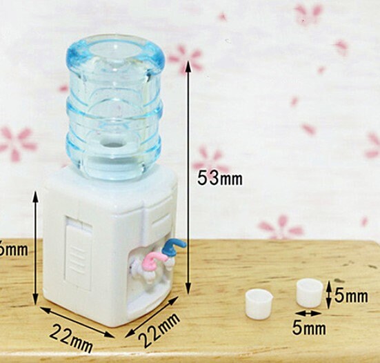 Miniature Water Dispenser Cooler Set Dollhouse Miniatures Etsy