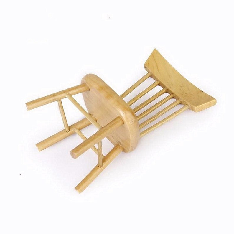 Miniature Chair Miniature Furniture Dollhouse Miniatures Etsy