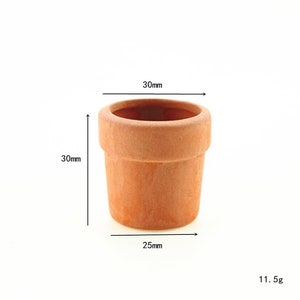 Miniatures ceramic vase Miniature flowerpot Dollhouse miniature Miniatures Miniature artwork Mini vase Photography prop Decorative ornaments