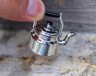 Miniature kettle Miniatures Dollhouse miniatures Dollhouse decoration BJD kitchenware Dollhouse miniature artisan Photography props