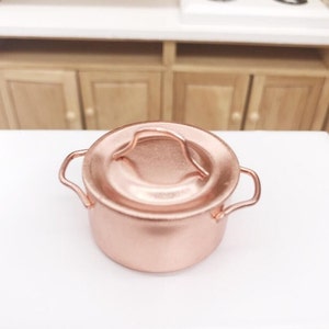Miniature soup pot Miniature kitchen Dollhouse kitchen Dollhouse miniatures Diorama miniatures supplies Doll house kitchen Personalized gift