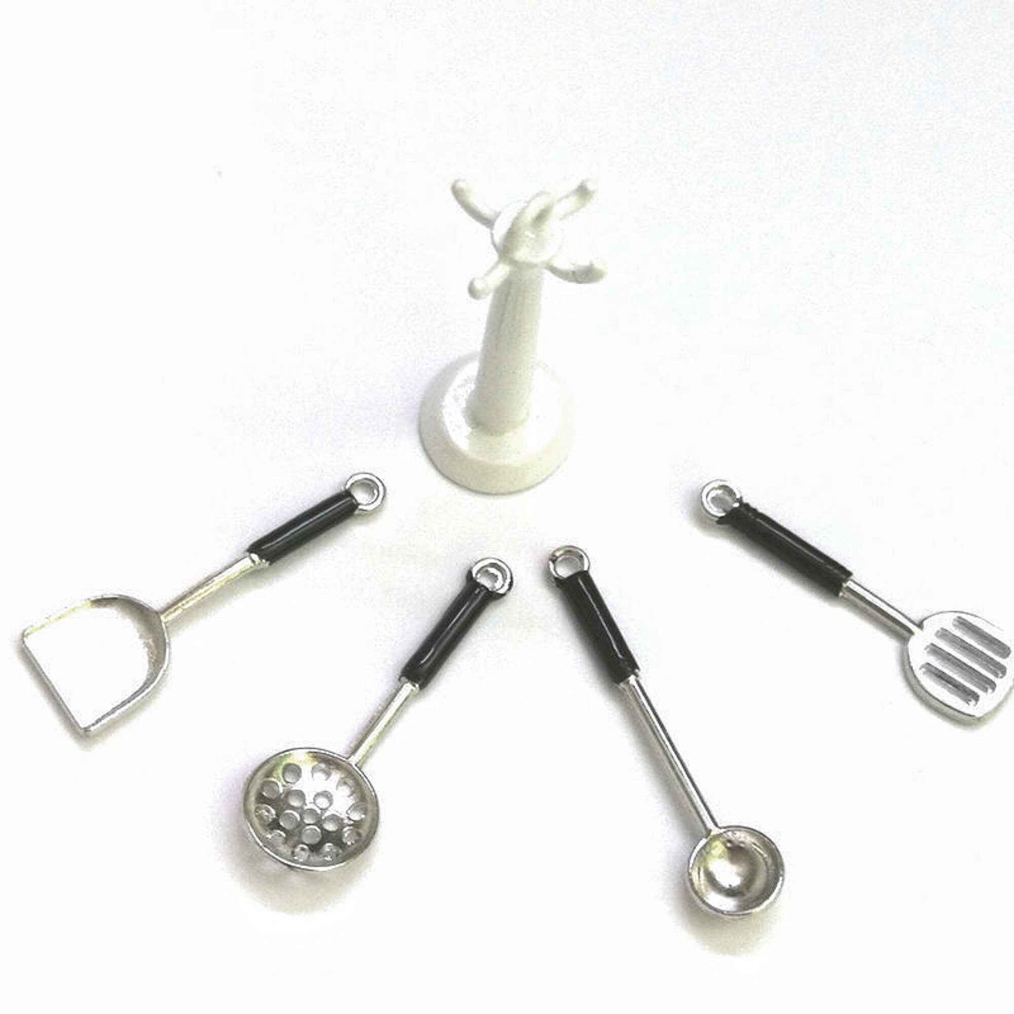 Miniature Cooking Utensils Miniature Kitchen Shovel Spoon Set Dollhouse ...