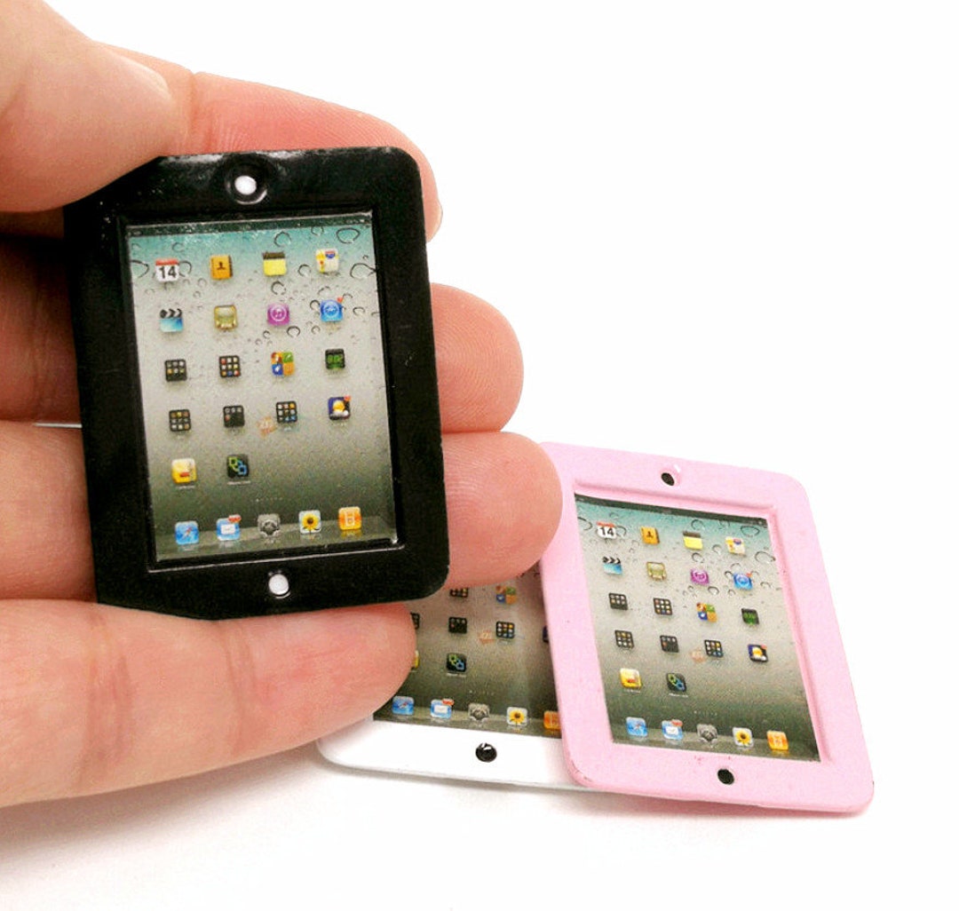 Miniature iPad Miniatures Dollhouse Miniatures Diorama Miniatures Mini ...