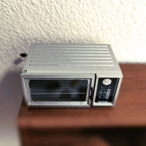 Miniature microwave oven Miniatures Dollhouse miniature Dollhouse kitchen Diorama miniatures Miniature kitchen supplies Dolls kitchenware