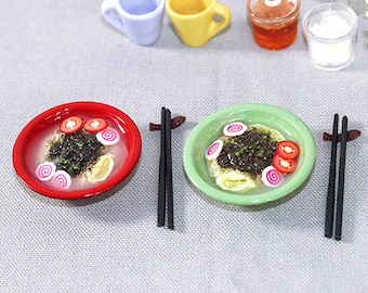 Juego de fideos en miniatura Comida en miniatura Miniaturas para casas de muñecas Decoración para casas de muñecas Artesano en miniatura para casas de muñecas Accesorios de fotografía