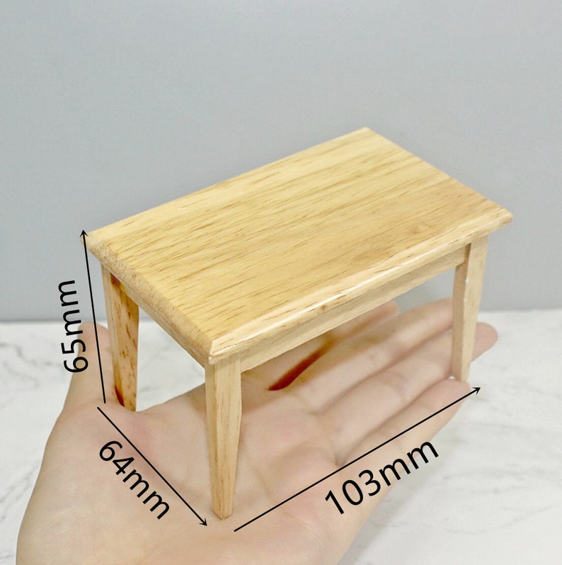 Miniature Food Dinner Set Miniature Desk Chair Miniature Table Etsy