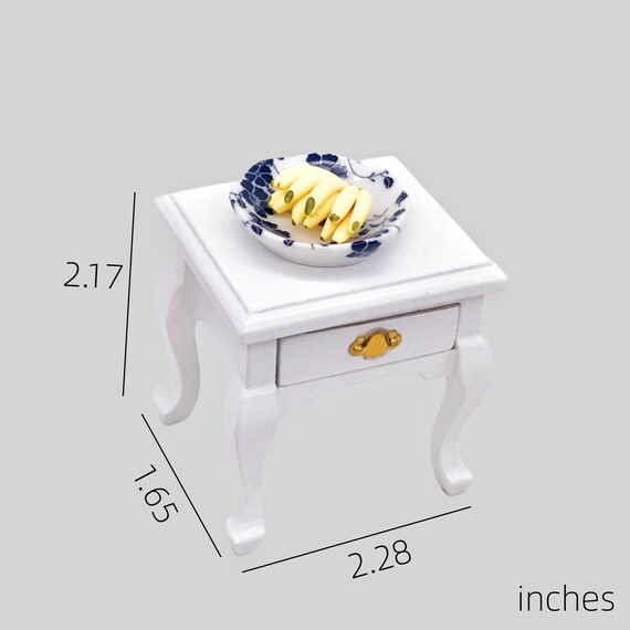 Maileg Miniatuur Sidetable Off White Bestellen | Tafeltje Poppenhuis