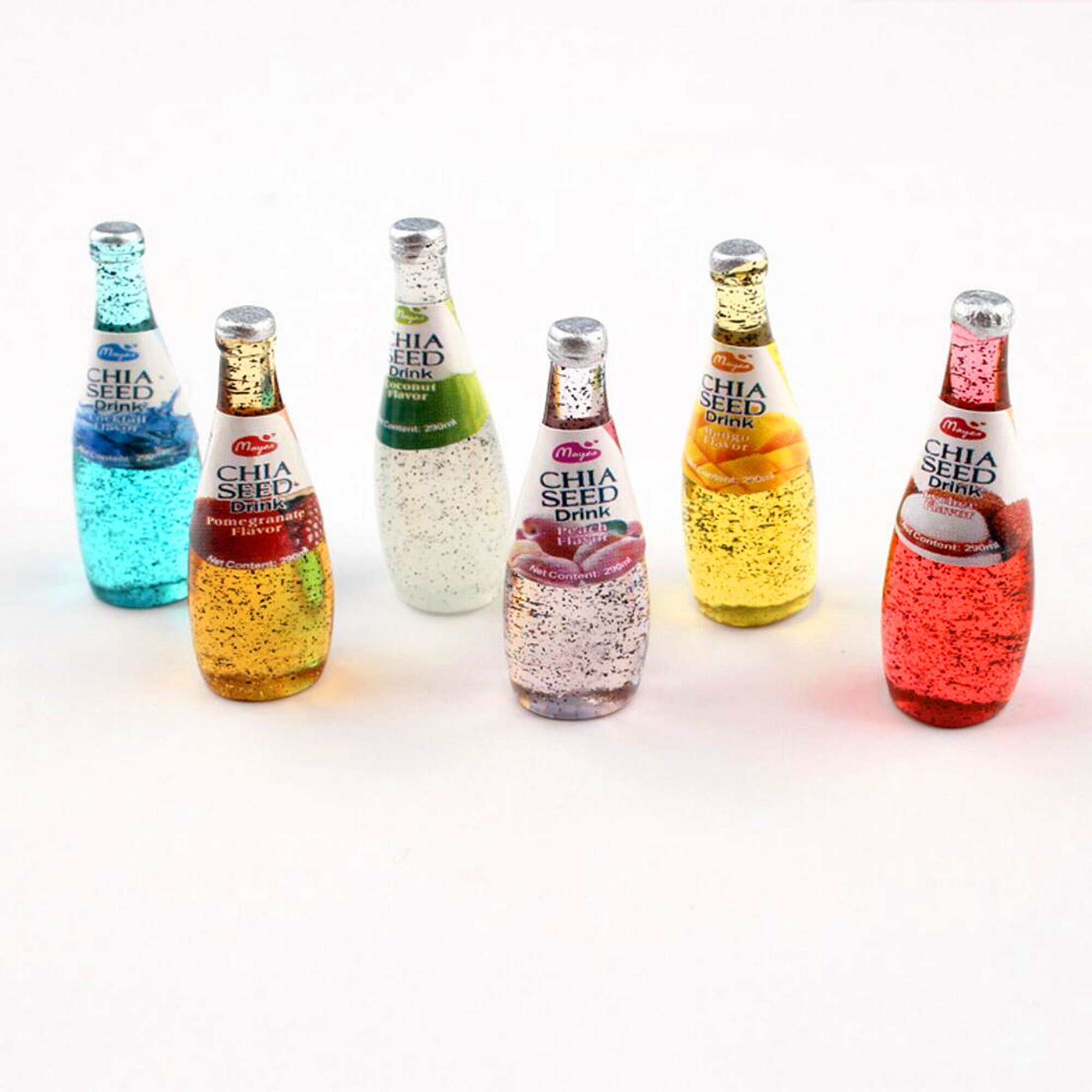 DOLLS HOUSE MINIATURE SOFT DRINK WITH CHIA SEEDS DD 