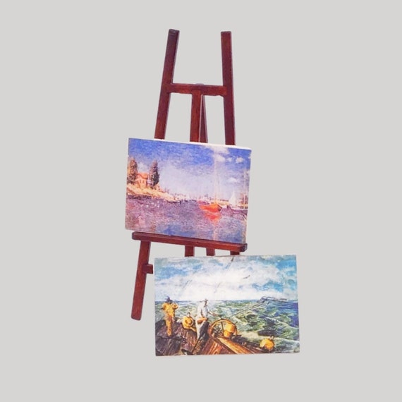 2PCS Mini Painting Easel Canvas Holder Painting Easel for Holding Children  Decor