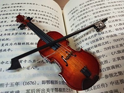 Mini Violine Con Música Triste – Decoración Casa De Muñecas, Instrumento Musical Pequeño, Objeto De Colección | Mini Violín Para Escritorio Estantería Mesita Mesa De Café Niños Aficionados Música