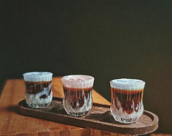 Mini café com leite Mini xícara de café com leite Miniaturas para casa de bonecas Miniaturas para diorama Suprimentos Acessórios para cozinha de casa de bonecas Xícara de café para casa de bonecas