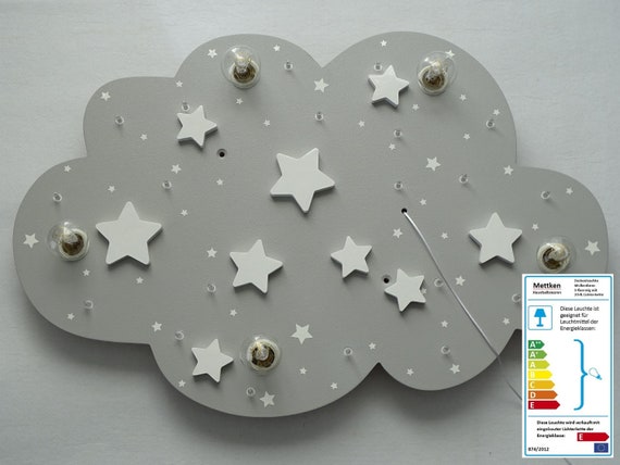 Kinderlampe Deckenleuchte STARS handgefertigt und | Etsy