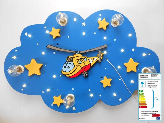 Children S Lamp Ceiling Light Lamp Hubi Etsy