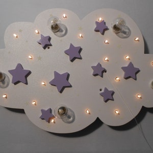 Children's Lamp Ceiling Light Lamp STARS Handmade and Individual image 9