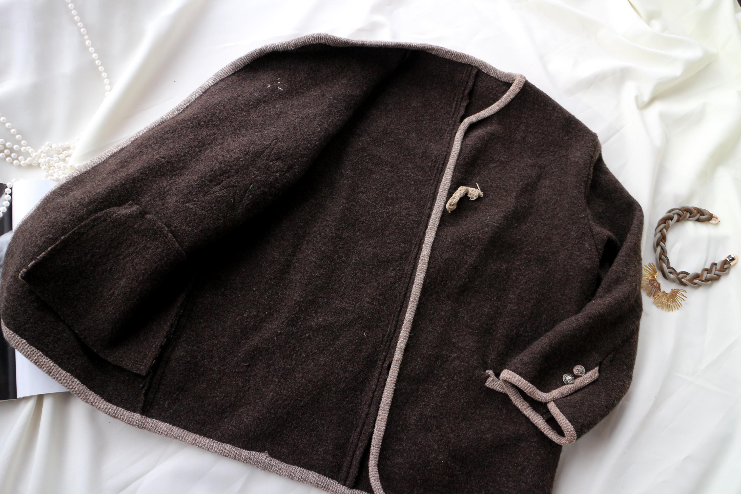 Vintage Tyrolean Wool Jacket Austrian Trachten Edelweiss