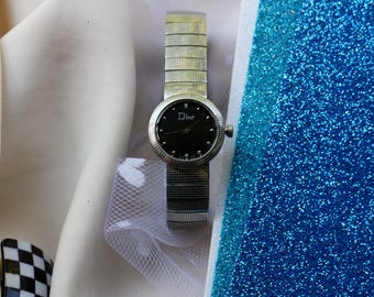 Rare Christian Dior Watch 59.121.2 – CD Clasp, Logo Dial