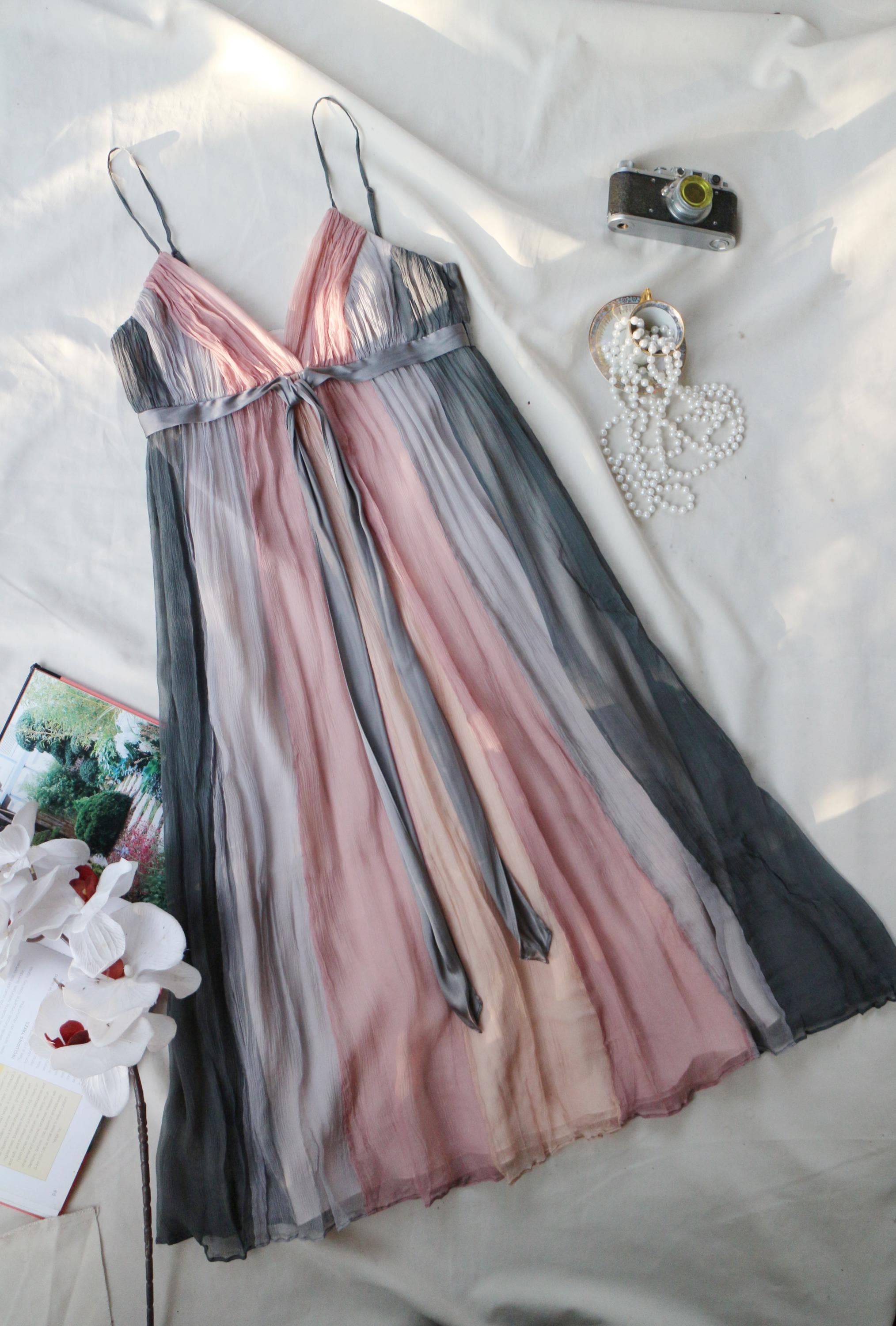 pastel grey dress fs22h766