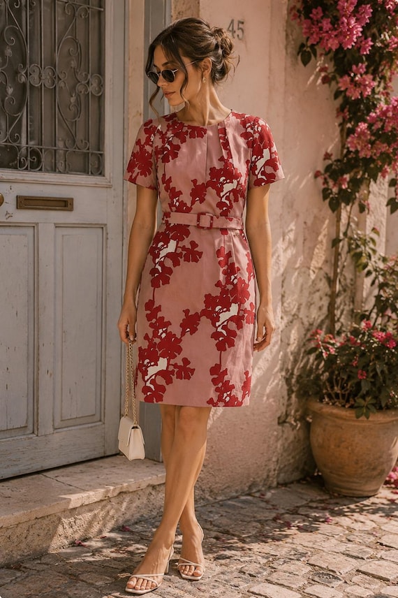 escada designer dresses Dress Jonathan Saunders for Sport - Collaboration Print Dress - Contemporary Luxury Fashion Romantic Outfit White Wedding Dresses,Off the Color:Rainforest leaves Katiej Vintage dresses 136150 Category